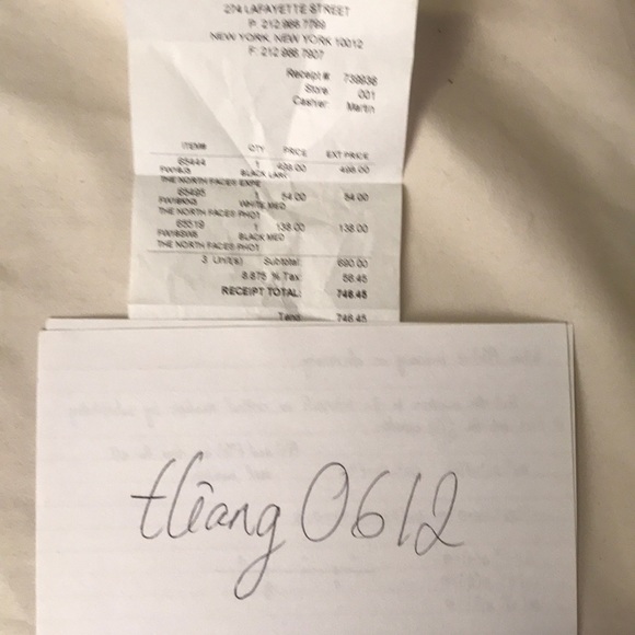 （Sold-$180)Supreme TNF Photo Hood size medium - Picture 2 of 2